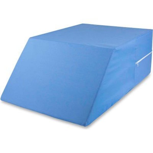 Healthsmart DMI Bed Wedge Ortho Pillow, 24" x 20" x 10", Blue 555-8071-0124